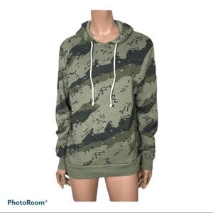 Alternative Camo Long Sleeve Pullover Hoodie M